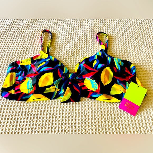Tabitha Brown Swim | Tabitha Brown Nwt Multicolor Lemon Print. Size 3X - Picture 3 of 6